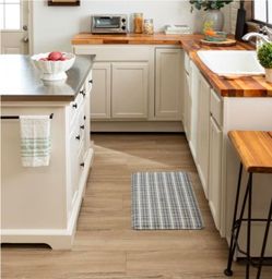 Mohawk Ombre Jacquard Comfort Kitchen Mat Navy 18x30