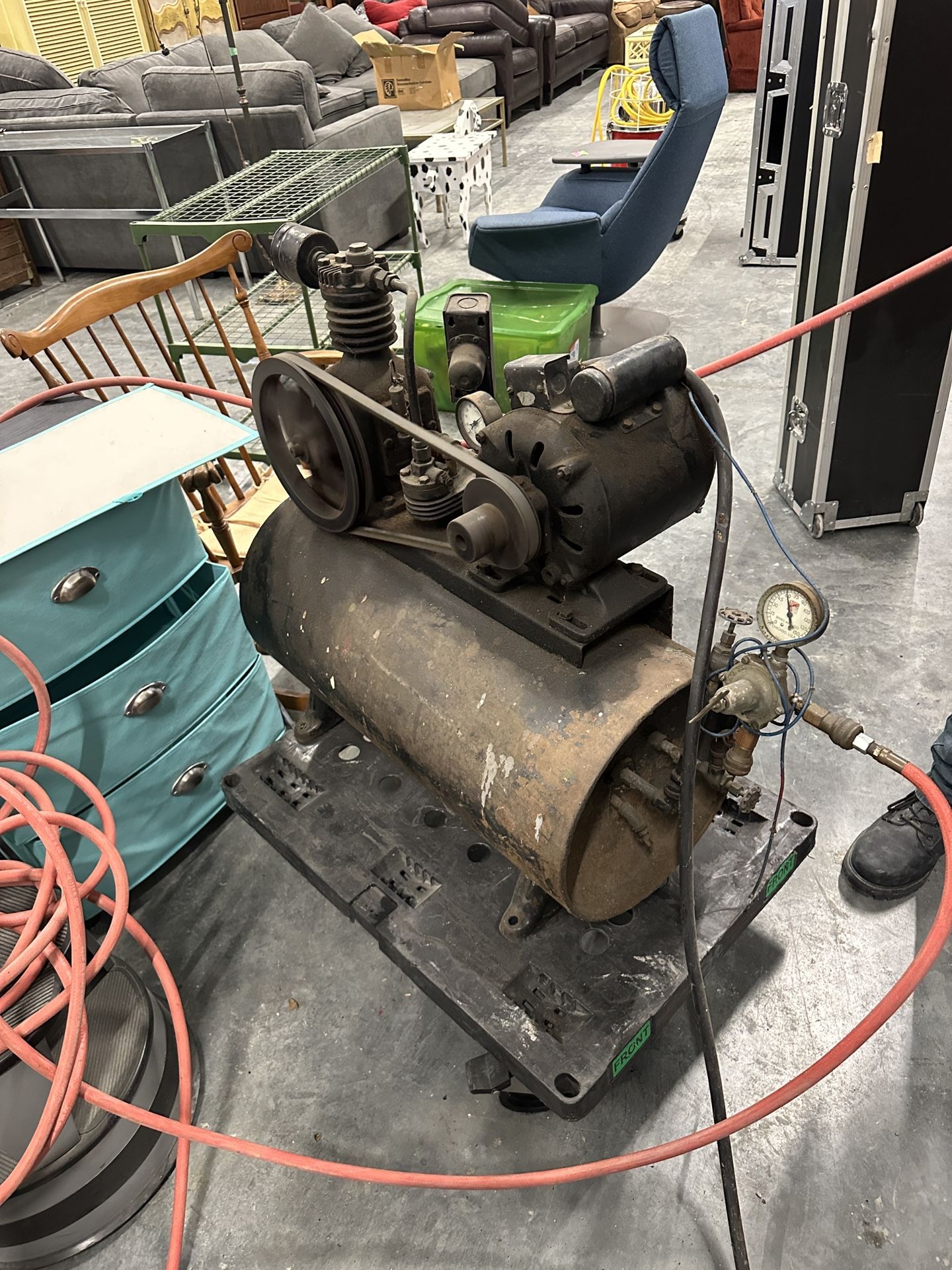Devilbiss Antique Air Compressor