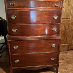 Mahogany 5 Drawer Dresser