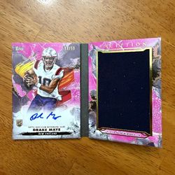 2024 Topps Inception Drake Maye Rookie Auto Booklet