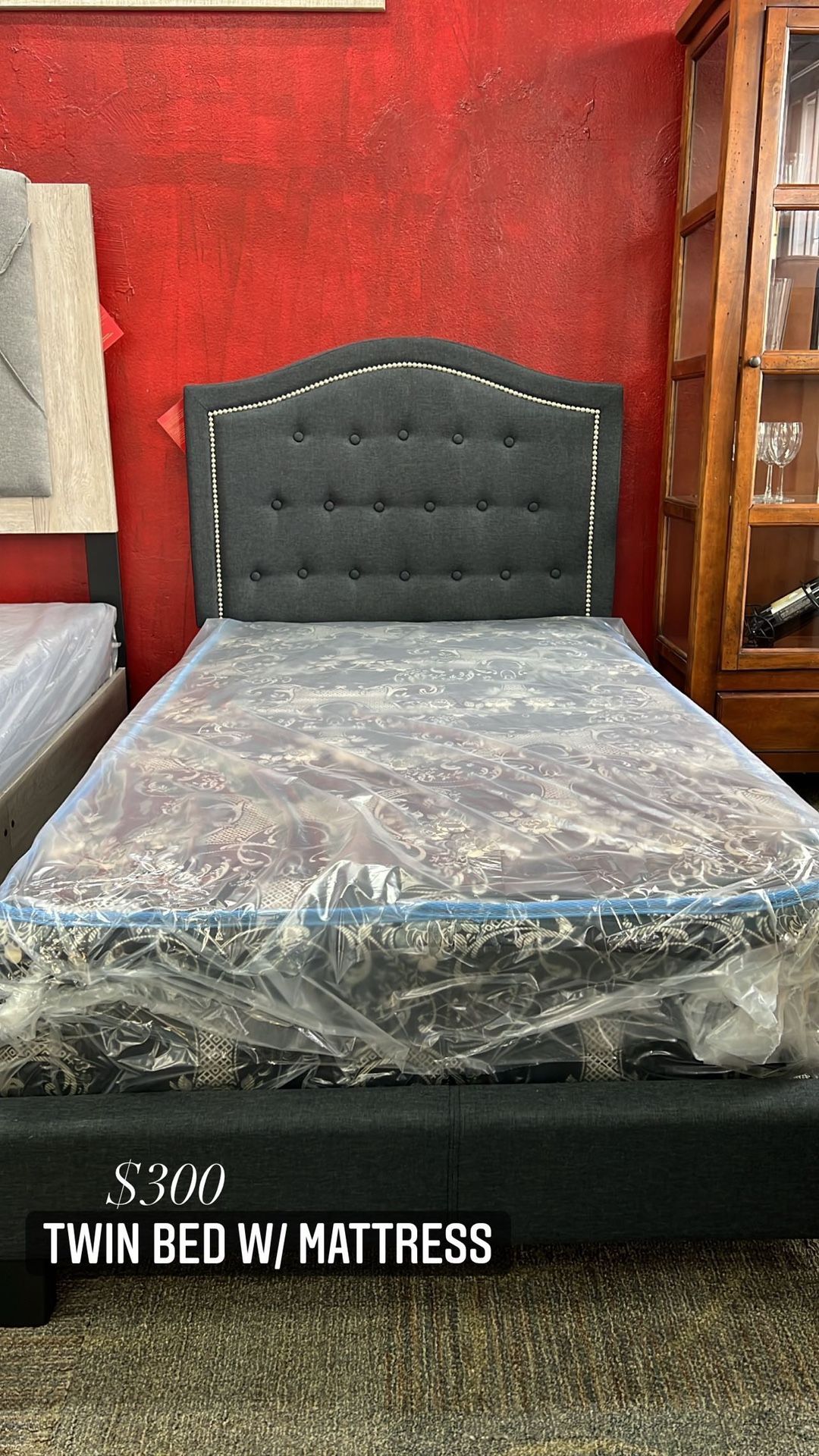 Twin Bed W/ mattress 