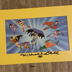 Super Friends The Second Season Collectible Litho Cel