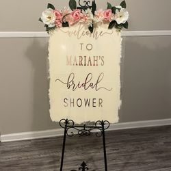 Wedding “Mariah” Bridal Shower Sign 
