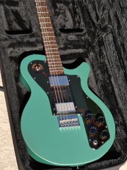 Dalton Gainer Boutique Electric Guitar Single Cutaway Mahogany Wenge Solid Body Mcnelly Pickups Green Black
