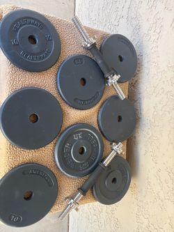 80 lbs of weight plus handles