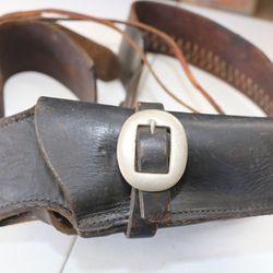 George Lawrence Black "gunfighter" belt and holster   77 RSS