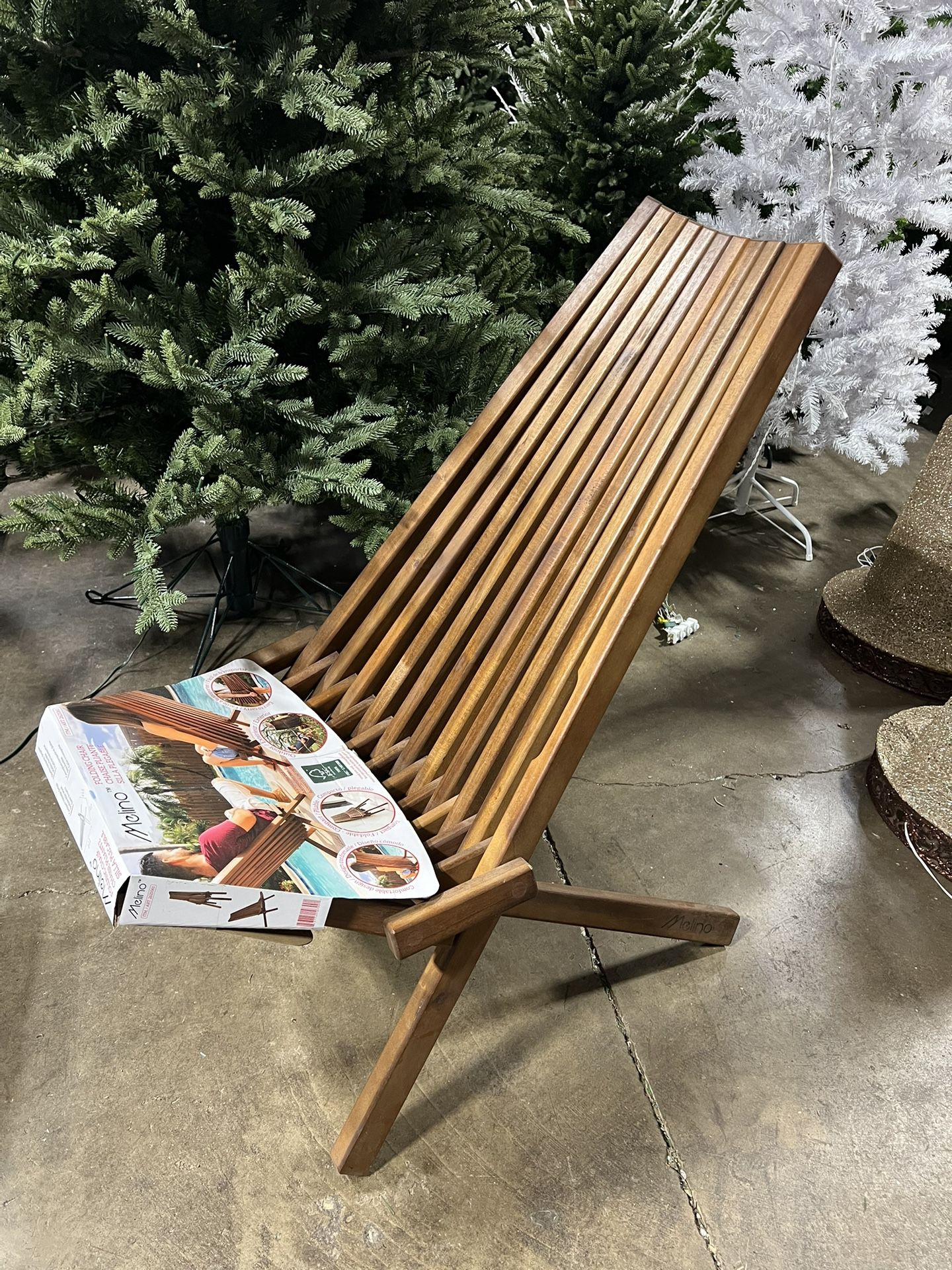 Melino Wooden Folding Tamarack Chair
