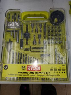 Ryobi 60 pie e drill and driver kit 15$!!!