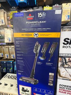Bissell PowerClean DualBrush Cordless Stick Vacuum