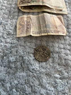 Italian Bills And Spain Coin From 1950