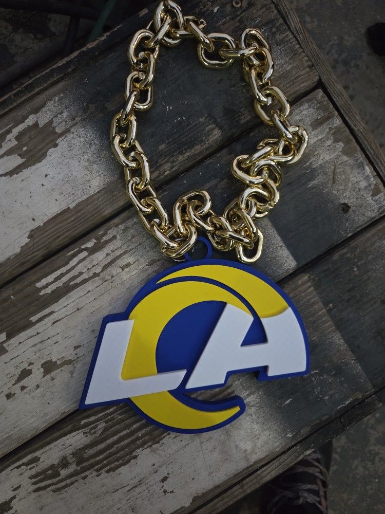 Rams Logo. L.A Rams Necklace