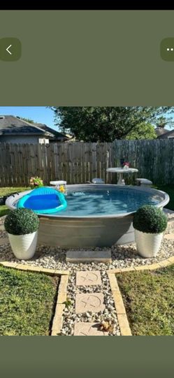Stock tank pool