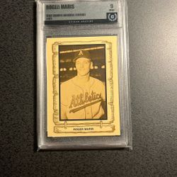 Roger Maris 1983 Baseball Legends Card-Graded 9