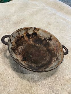 Civil War lead melting pot