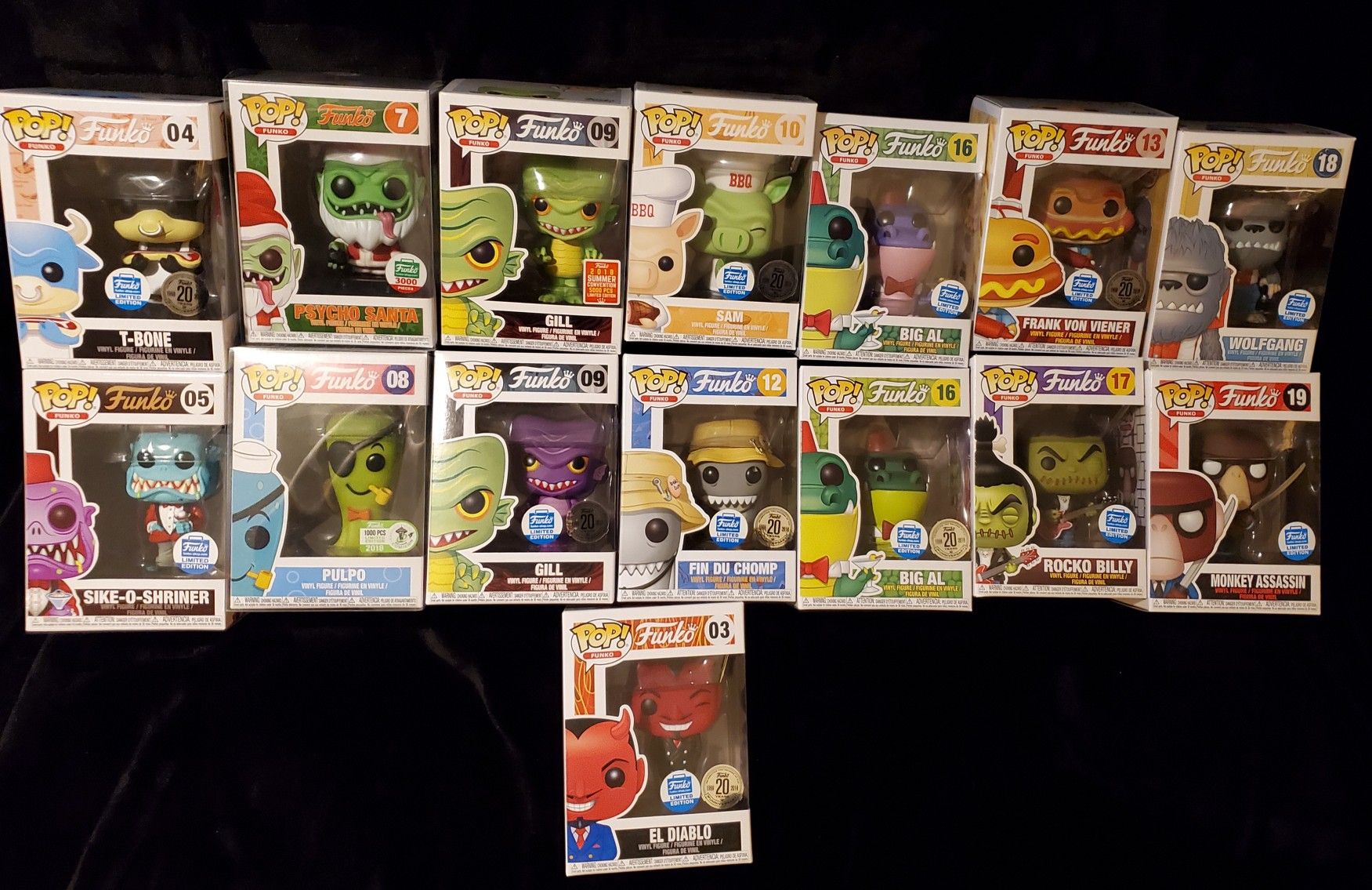 Spastik / Fantastik Plastik funko pops !!!!