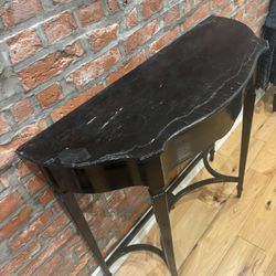 Black Half/Side Table