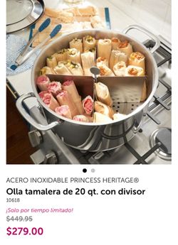 Princess House Olla Tamalera $250