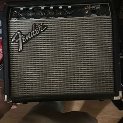 guitar amp and guitar 