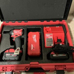 Milwaukee. M18 FUEL PACKOUT Lithium-Ion Brushless 1/4’’ HEX 3-Speed Impact Driver Kit. 2953-22