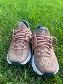 On Running Sneakers Rose Blue Mesh