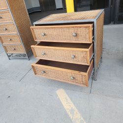 🛻DELIVERY AVAILABLE 🛻 WICKER DRESSER (MORE WICKER ITEMS AVAILABLE)