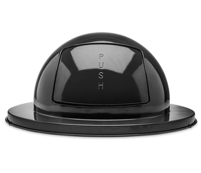 Trash Dome Lid Steel Black