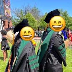 Medical School Graduation Cap And Gown