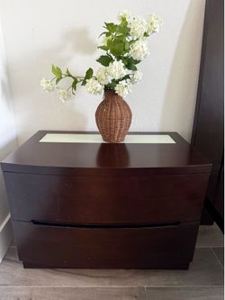 King Size bed frame and 2 night stands