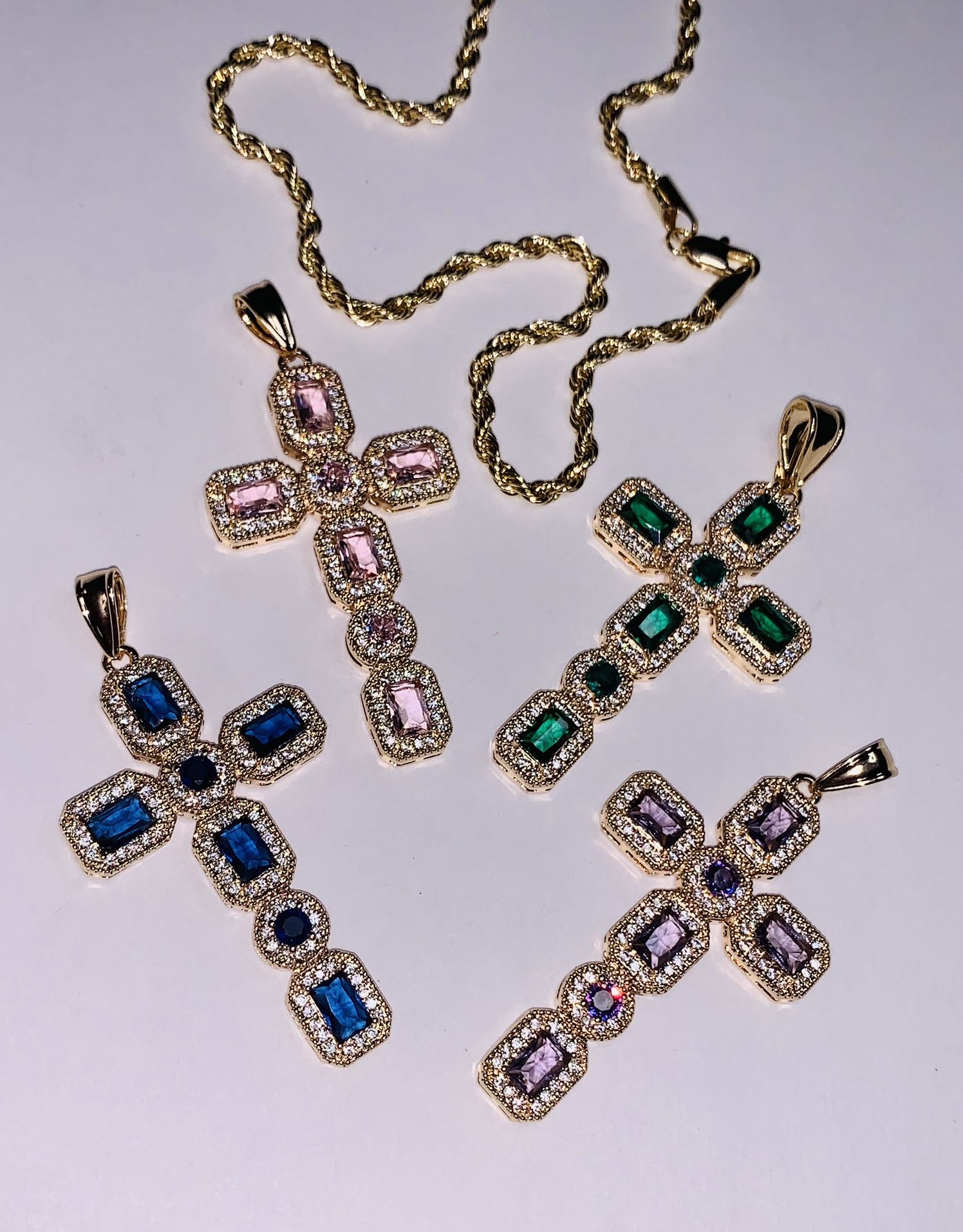 Gem Stone Crosses