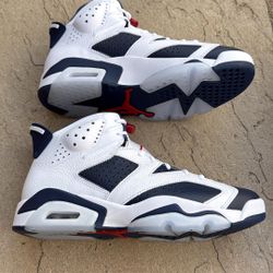 New Nike Air Jordan 6 Retro USA Olympic Team Shoes Men’s 9.5