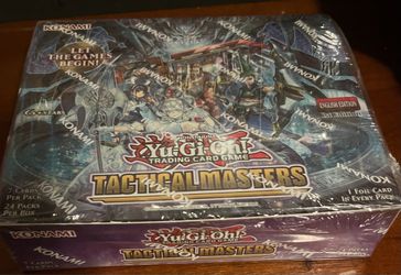 YuGiOh Tactical Masters Booster Box 1st Edition