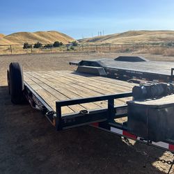2023 Car Hauler 20Ft with winch, straps, ramps, spare, etc