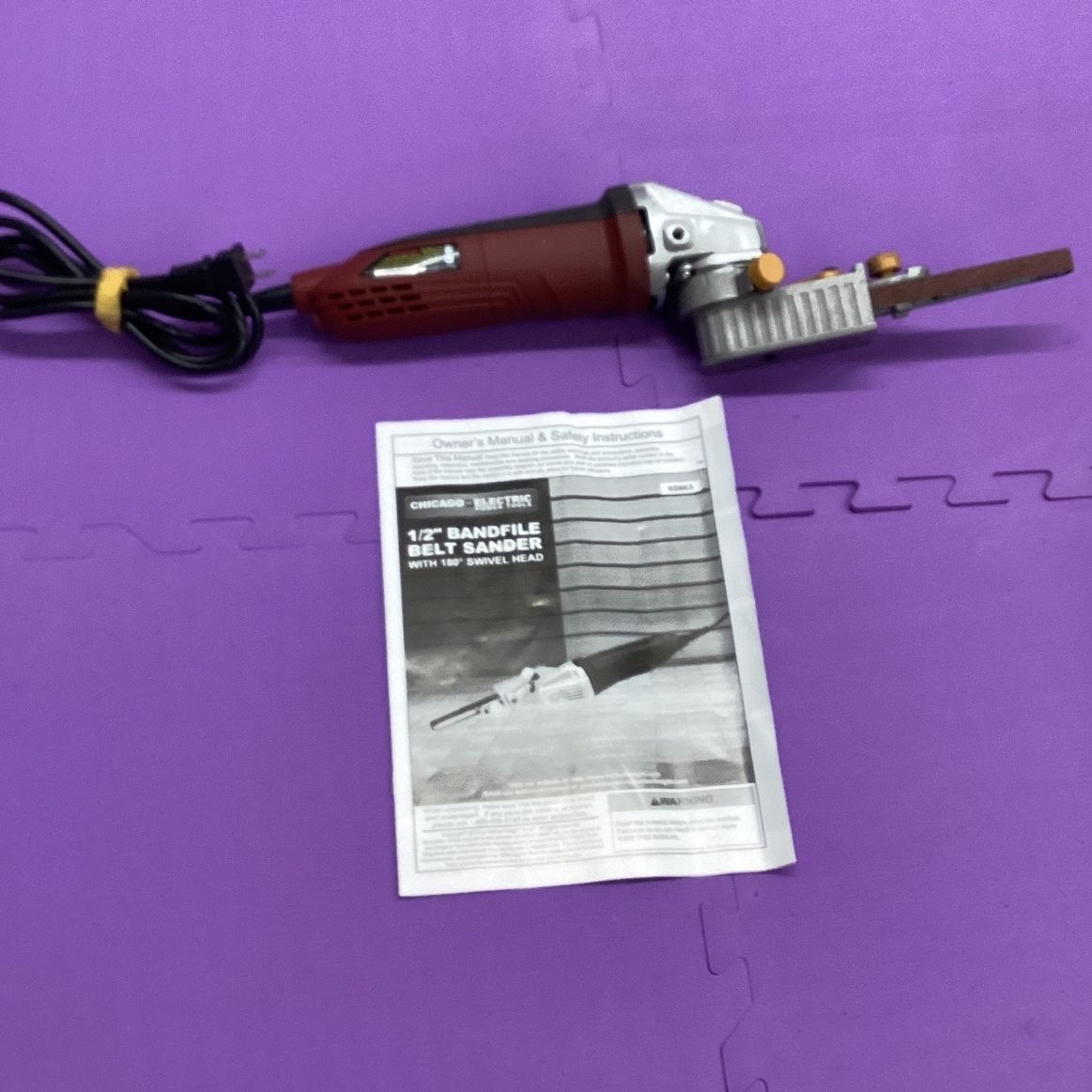 Chicago Electric 1 2 Bandfile Belt Sander With 180 Swivel Head for Sale in Everett WA OfferUp