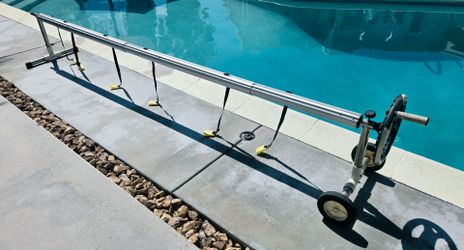 Pool Solar Cover Reel with Wheels