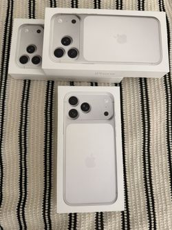 Apple iPhone 17 Pro Max Silver Or 17 Pro Silver New Sealed Unlocked