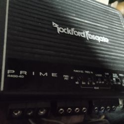 Rockford Fosgate R400-4d 400 Watt Full-Range Class D 4 Channel Amplifier