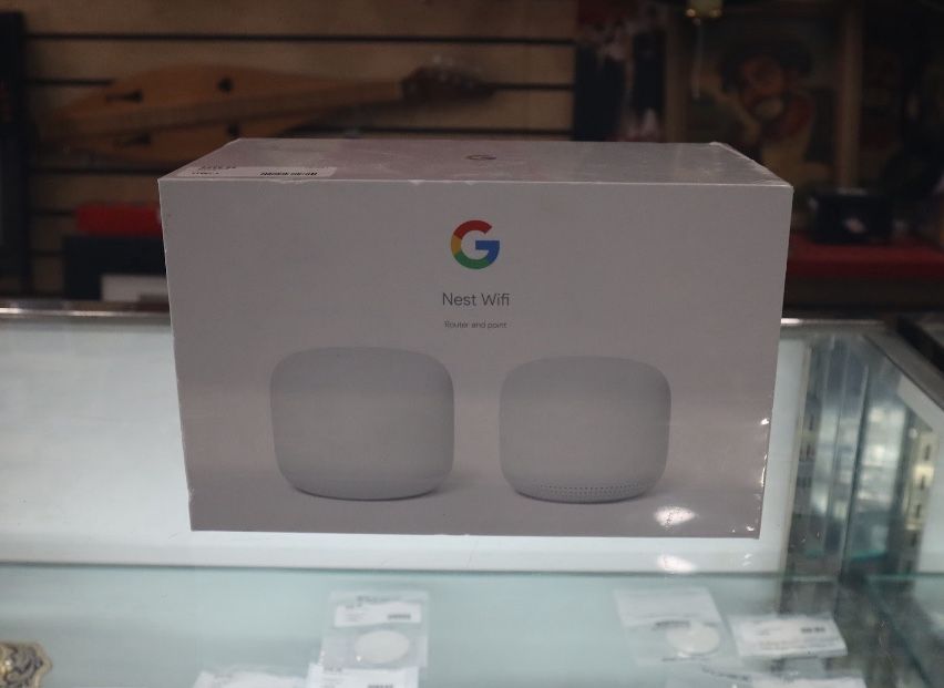 Google Nest Wifi Router and Point (Model GA00822-US)