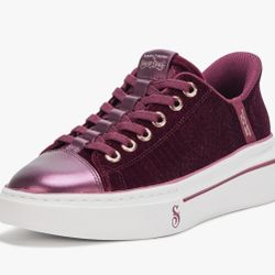 NEW Skechers x Snoop Dogg One Velvet Snake Print Fashion Sneakers, Women Sz 8.5