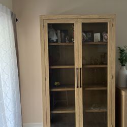 Book Case With Glass Door