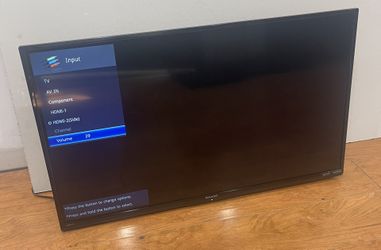 32 Inch Sharp TV With Wall Mount