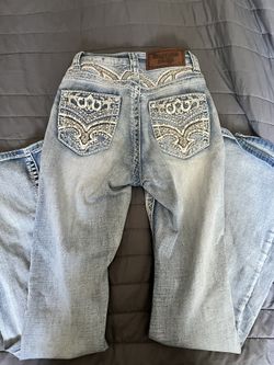 Westfield Eagle Low Rise Boot Cut Jeans With Sparkling Pockets 