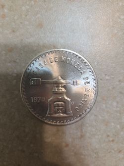 1979 Mexico 1 oz silver coin