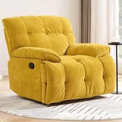 MSRP 650$ (50% off) Brand new Swivel Glider Chair- Yellow ( Spoflyinn brand)