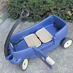 Blue kids wagon