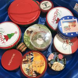 12 Assorted Tins 