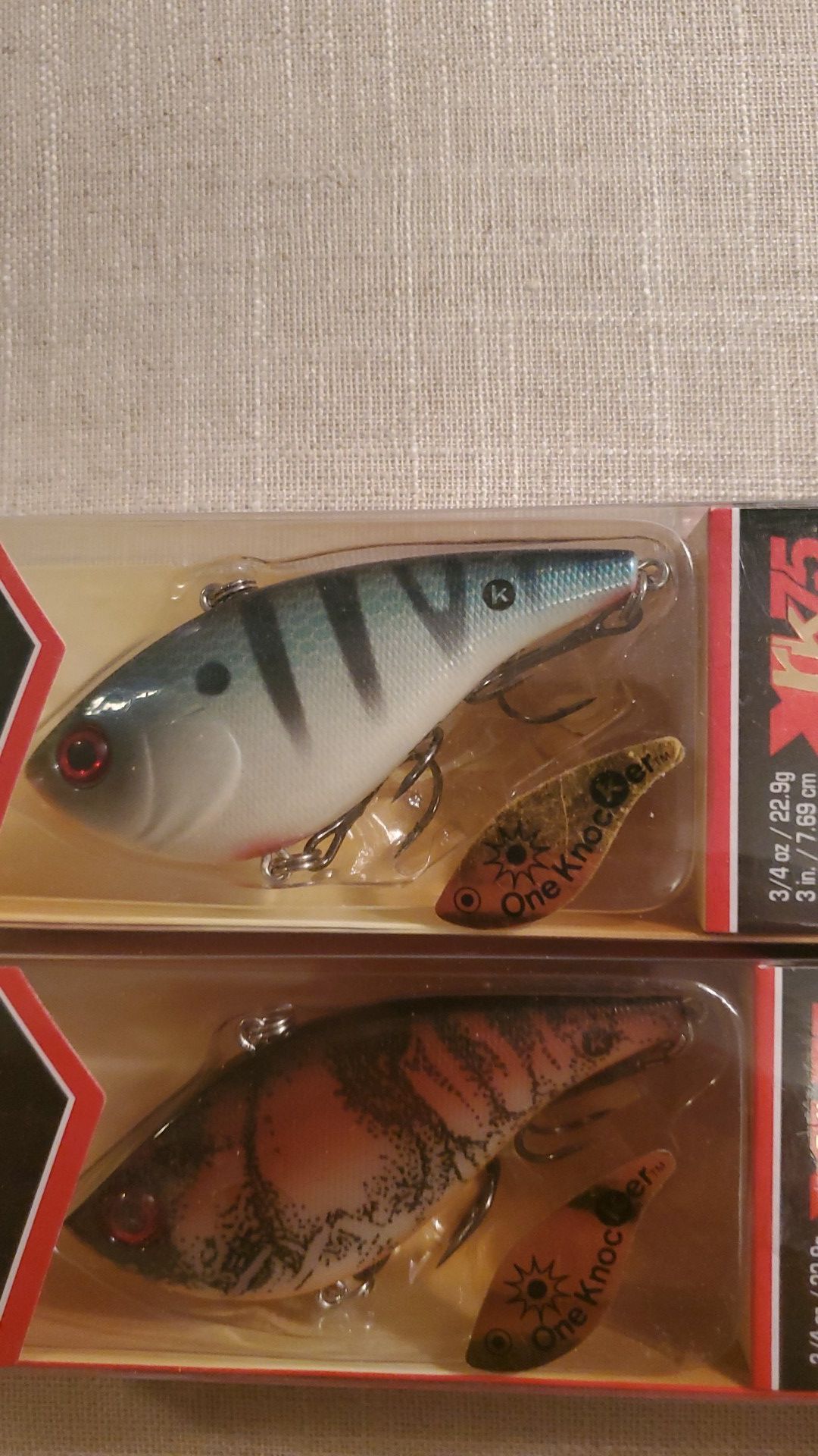 Fishing lures - 4 xcalibur lipless crankbaits for Sale in Hinckley