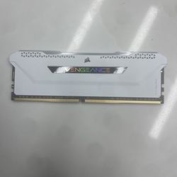 Corsair Vengeance RGB Pro 16GB DDR4 DIMM White Memory 3200mhz RAM