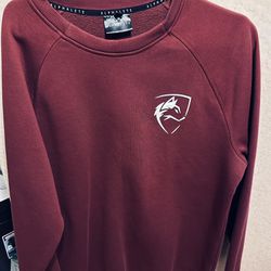 Alphalete Burgundy Sweatshirt Size L