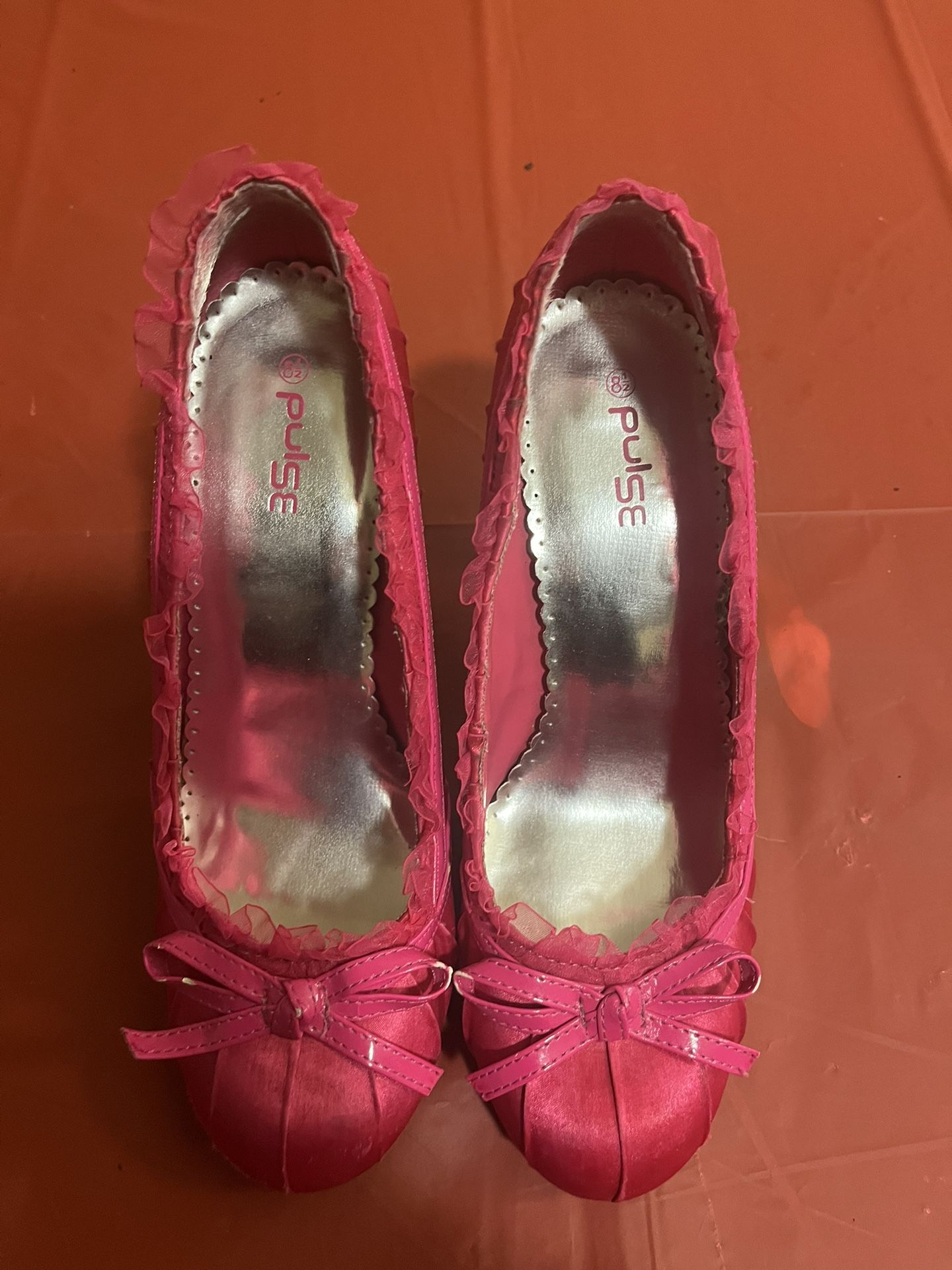 Pulse Women’s Pink Ballet Heels
