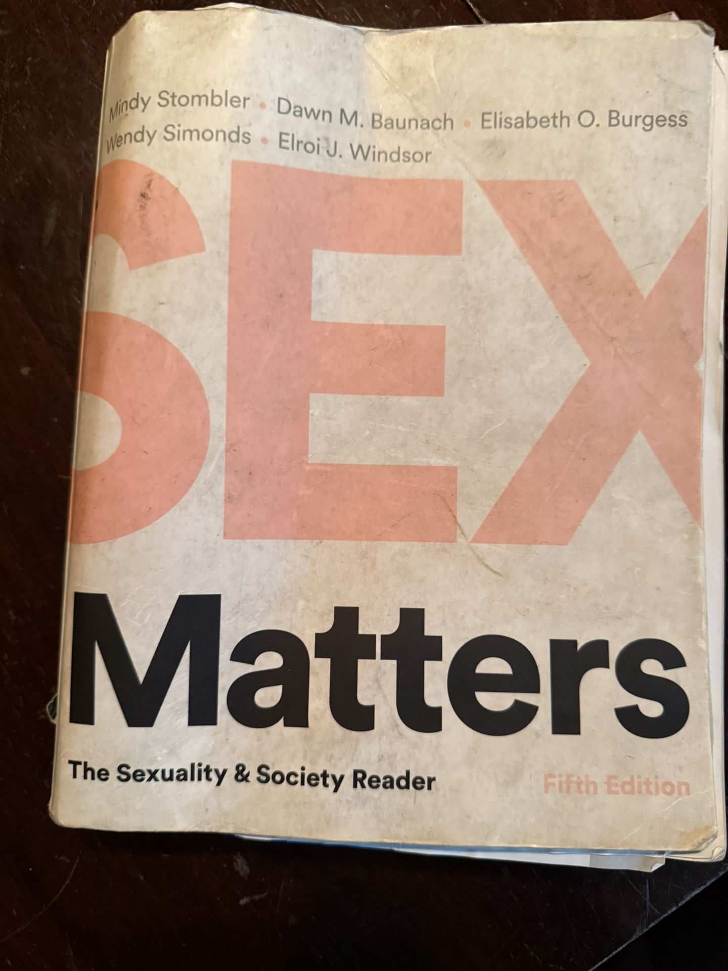 Book Sex Matters